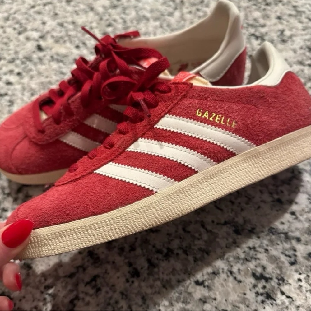 SOLD. Adidas Gazelle Red